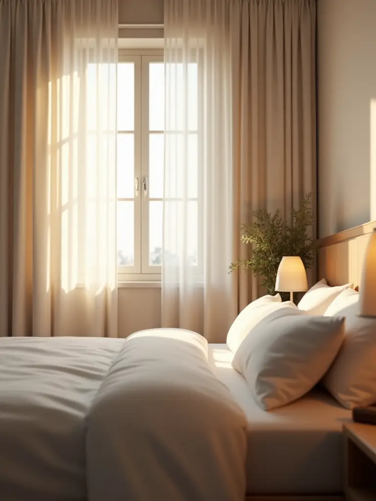 A Tosot mini-split system installed in a bedroom, emphasizing its quiet operation and comfort features.
